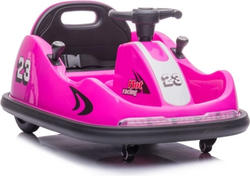 Electric kids' bumper car pink