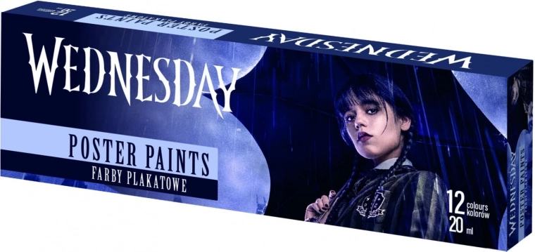 Temperinių dažų rinkinys ASTRA 12×20 ml Wednesday