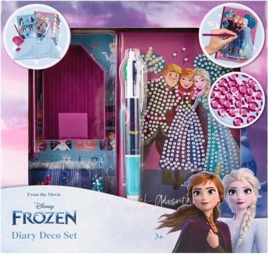 Dekoratyvinis rinkinys Disney Frozen dienoraščiui puošti