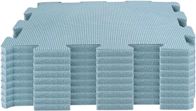 Nido nido putų žaidimų kilimėlis dėlionė dusty blue (9 dalys)
