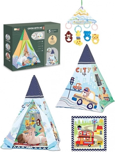 Fun Tent for Kids with Mat 85 x 85 x 112 cm