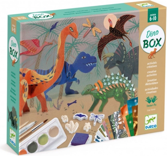 Prabangus kūrybinis rinkinys „Dinozaurai“