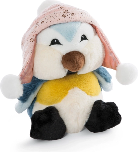 NICI Andoli plush bird with trapper hat, 22 cm