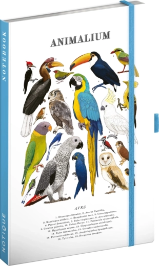 Notique Notes Animalium – Birds Lined Notebook 13 × 21 cm