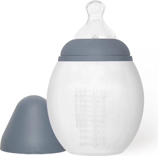 Élhée antikolikinis kūdikių buteliukas 330 ml blue grey