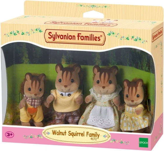 SYLVANIAN FAMILIES Squirrel Family – set of 4 figures