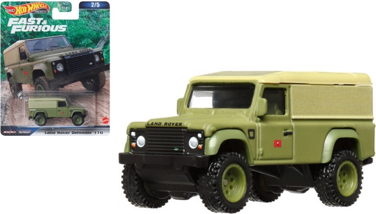 Hot Wheels Land Rover Defender 110 – Fast & Furious kolekcinis modelis 1:64