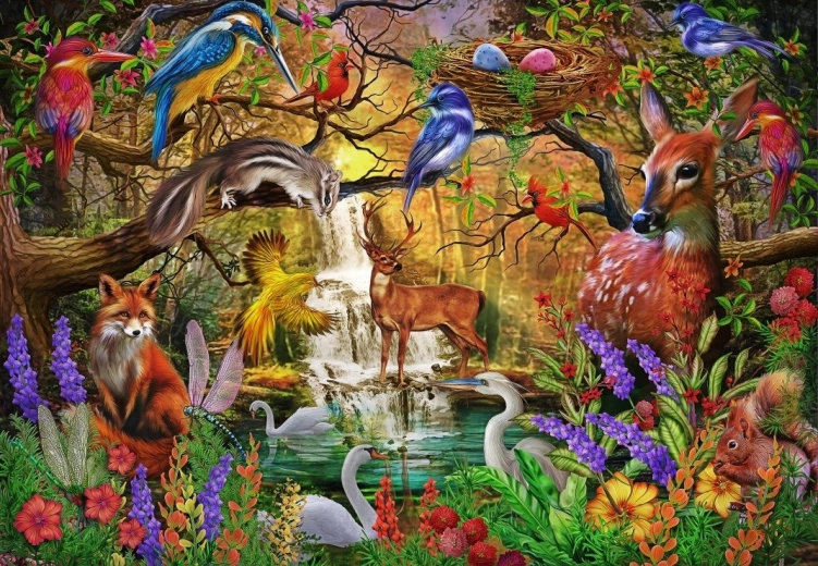 Bluebird puzzle Golden Forest 1000 pieces