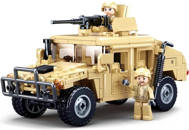 Sluban Army konstruktorius: karinis „Hummer“ kovinis visureigis