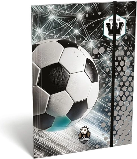 LizzyCard Top League A5 document folder with elastic band