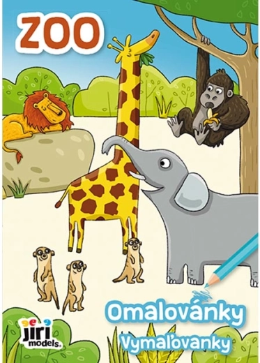Spalvinimo knygelė A5 „zoologijos sodas“