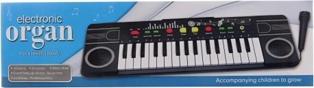 Vaikiškas elektroninis pianinas su mikrofonu, 32 klavišai