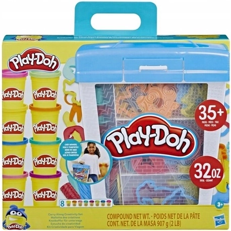Kūrybinis lagaminėlis su modelinu ir priedais „Play-Doh“