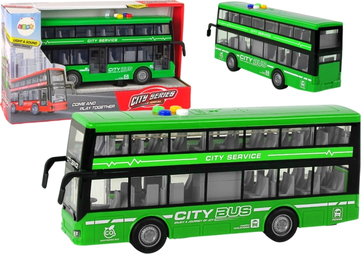 Dviaukštis autobusas su šviesomis ir garsais 1:16 – Žalia