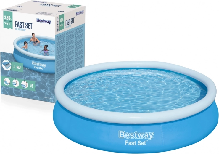 Sodo pripučiamas baseinas 366 x 76 cm Bestway