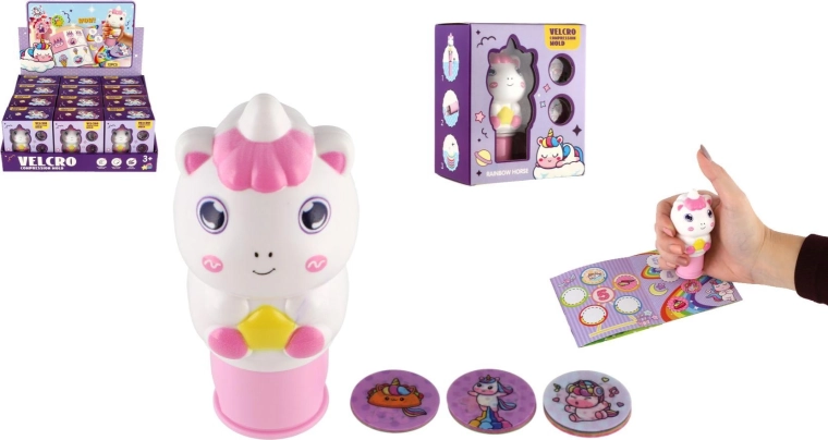 Unicorn sticker stamp with replacement designs