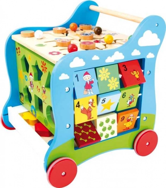 Small Foot vaikštynė ir motorinis kubas Sandmann