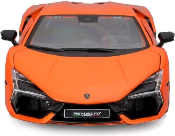 Metalinis modelis Bburago 1:24 Lamborghini Revuelto oranžinis