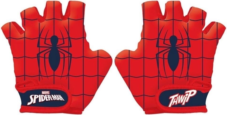 Vaikiškos dviratininkų pirštinės Marvel Spider-Man