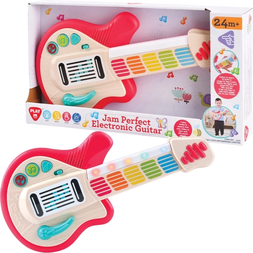 Vaikiška elektroninė gitara su baterijomis PLAYGO Jam Perfect