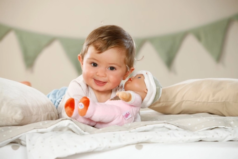 Integruotas barškučio elementas švelniai stimuliacijai