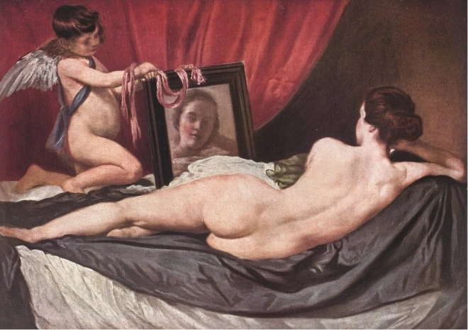 Muziejinės serijos dėlionė: Venera su veidrodžiu, 1500 detalių – ART PUZZLE