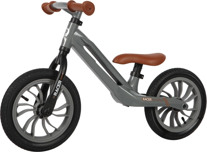 QPlay balansinis dviratukas Racer pilkas