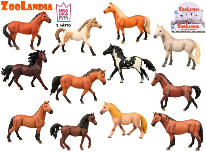 Zoolandia plastikinis arklys 14 cm – 12 rūšių