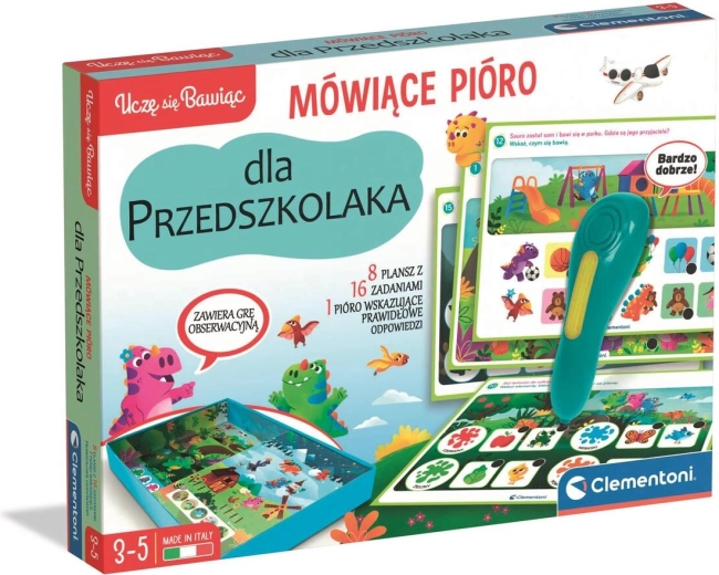 Clementoni talking pen – 500 questions for preschoolers