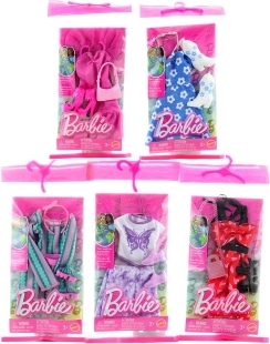 Barbie drabužiai – mados rinkinys su aksesuarais