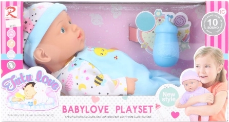 Baby Doll 30 cm with Sounds and Accessories