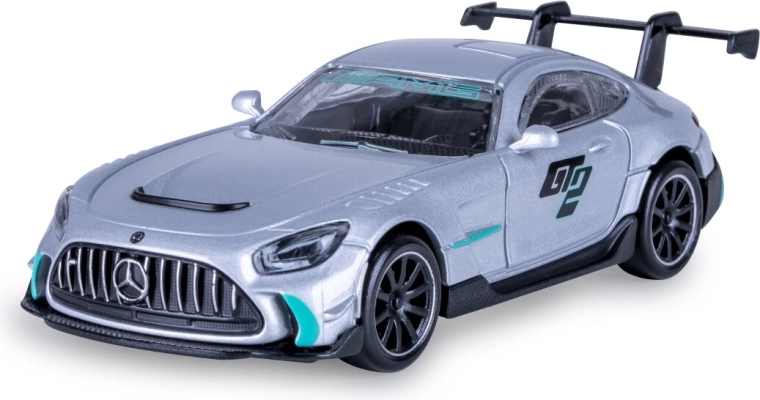 Metalinis Mercedes-AMG GT2 modelis, mastelis 1:43, sidabrinis