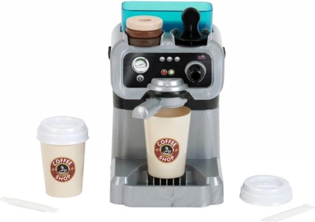 Baristos rinkinys su vaikišku espresso kavos aparatu