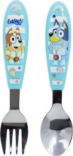 Children’s cutlery BLUEY – stainless steel spoon and fork