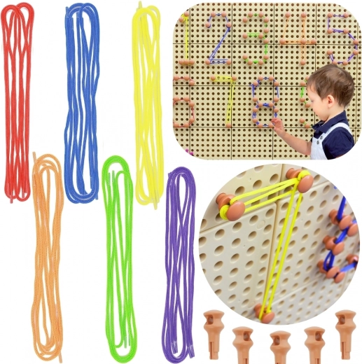 Masterkidz set of pegs and laces for the STEM science‑creative board