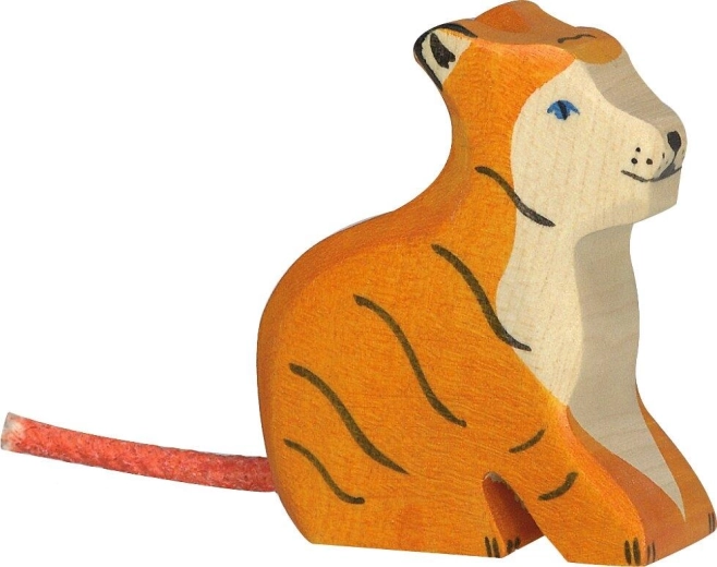 Holztiger small sitting tiger - 1 piece