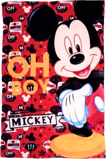 Vaikiška flisinė antklodė Disney Mickey Mouse 100 × 150 cm