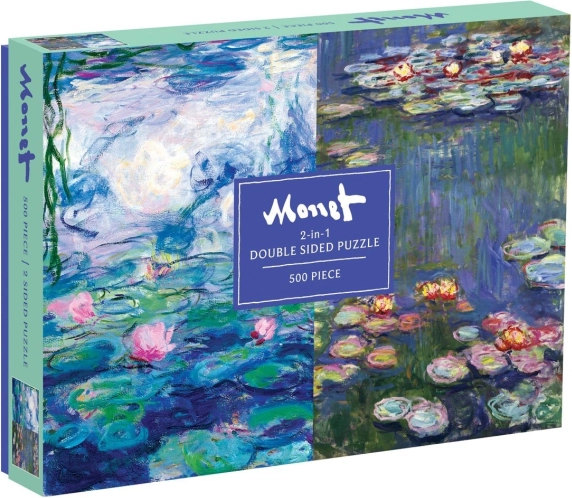 Dvipusis dėlionė Monet 500 detalių