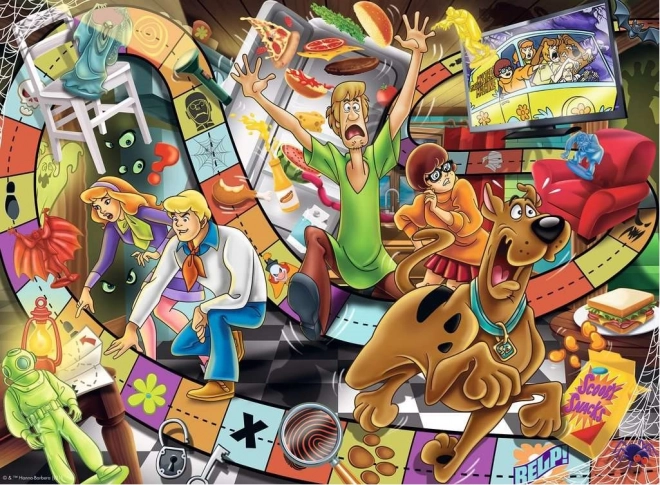 Ravensburger dėlionė SCOOBY-DOO Baisi žaidynė 200 dalių
