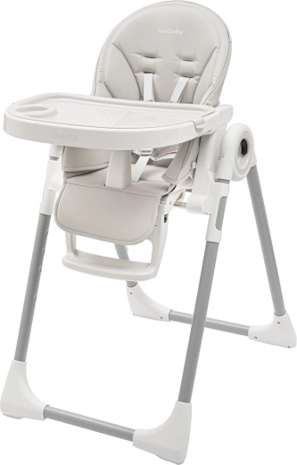 NEW BABY Iris high chair, warm grey