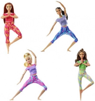 Barbie judesyje – lėlės jogai ir sveikatingumui