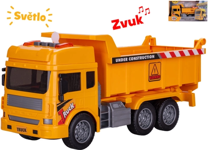 Statybinis savivartis su inercine pavara, šviesa ir garsu 27 cm