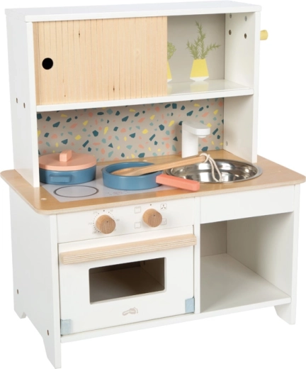 Wooden Play Kitchen Terrazzo SMALL FOOT