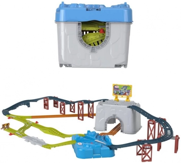 Fisher-Price bėgiai kibirėlyje – THOMAS & FRIENDS traukinių konstruktorius