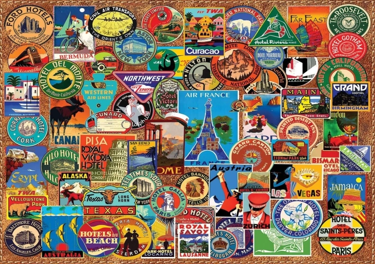 Puzzle World Traveler 1500 Pieces
