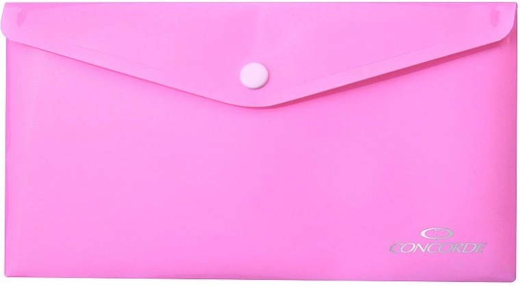 Document folder with snap DL pastel pink CONCORDE
