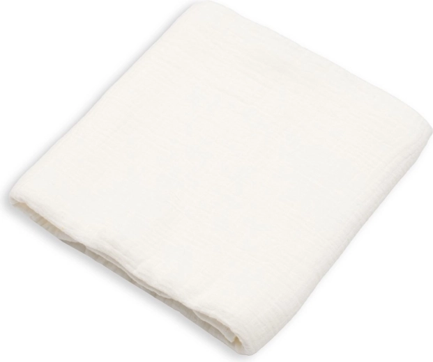 Muslino antklodė New Baby balta 60 × 60 cm