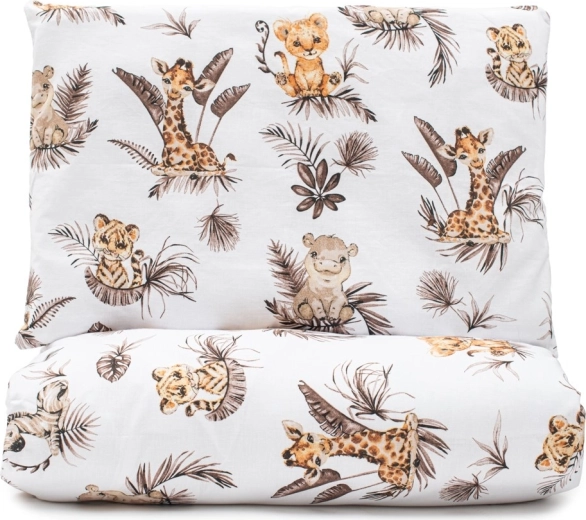 Colorfast print with a safari motif