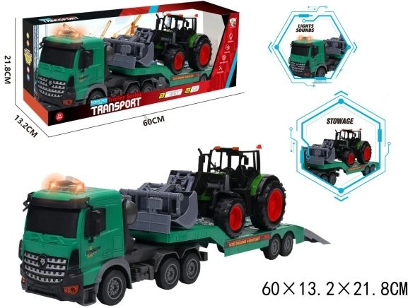 Automobilvežis su šviesos ir garso efektais