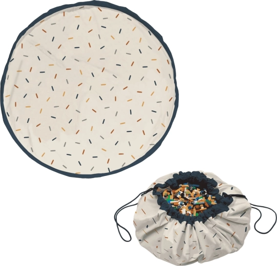 Play&Go Noomad original žaidimų kilimėlis ir žaislų maišas Confetti